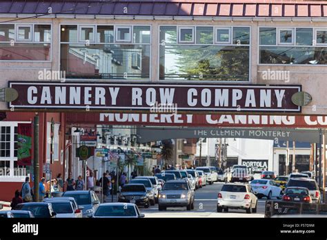 Cannery Row Downtown Monterey California Stock Photo Alamy