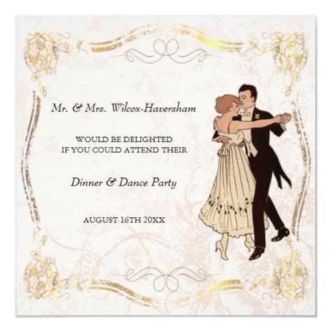 Dinner And Dance Party Invitation Zazzle