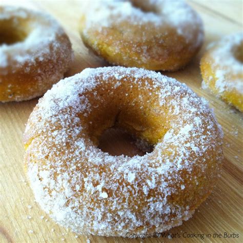Whats Cooking In The Burbs Baked Pumpkin Spice Donuts