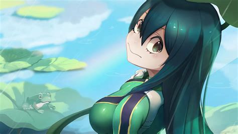High school, training to become a pro hero. Tsuyu Asui My Hero Academia Anime Wallpaper 4k Ultra HD ID ...