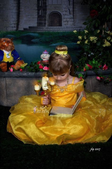 Princess Belle Dress For Birthday Costume Or Photo Shoot Belle Etsy