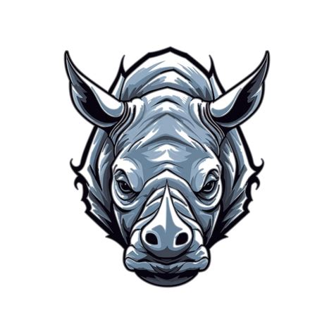 Premium Vector Vector Rhino Head Mascot Logo Template
