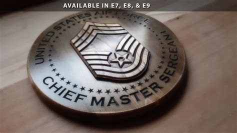 Usaf Master Sergeant Series Chief Master Sergeant Promotion Etsy Uk