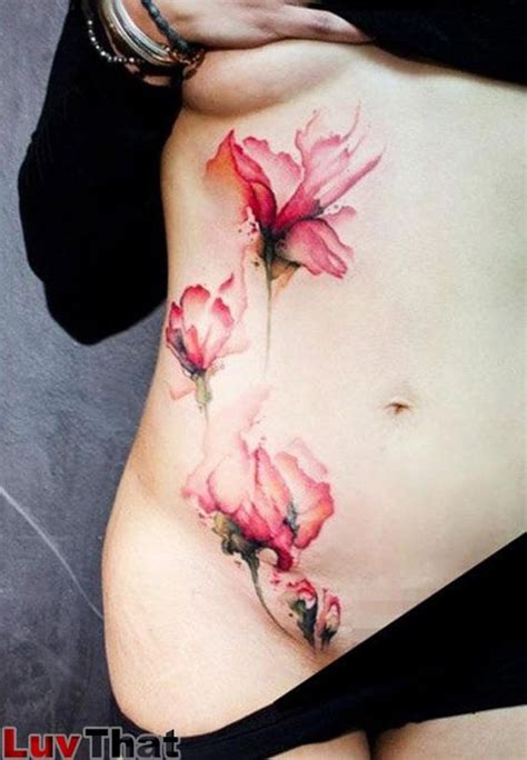 30 Watercolor Flower Tattoo Designs Amazing Tattoo Ideas