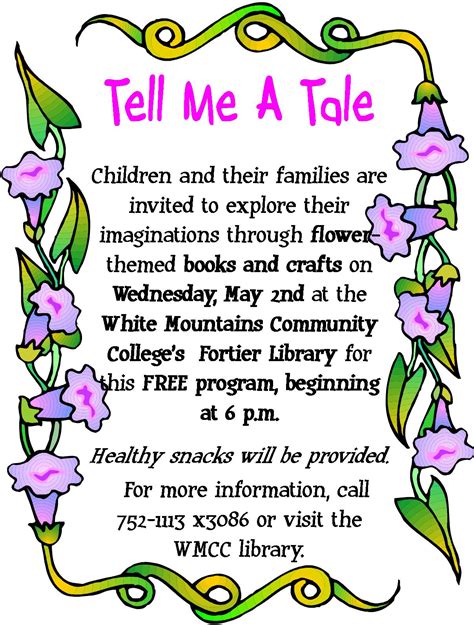 Learn more on our april birth flower page! White Mountains Community College Library News: April ...
