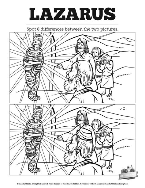 Jesus And Lazarus Coloring Page : Coloring Pictures Of Jesus Raising
