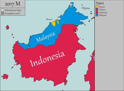 Kronologi Sejarah Pulau Kalimantan 45000 Sm 2017 M