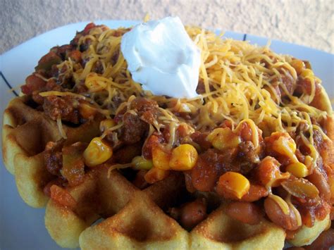 Cooking With Cristine Spicy Chili With Cornbread Waffles