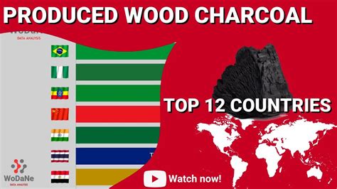 Top 12 Countries By Produced Wood Charcoal Youtube