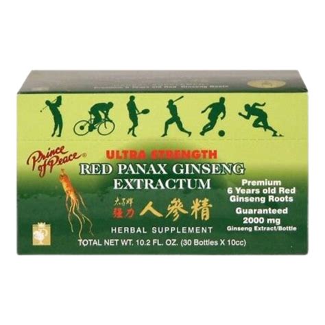 Ultra Strength Red Panax Ginseng Extractum Oral Liquid Gnc Guatemala