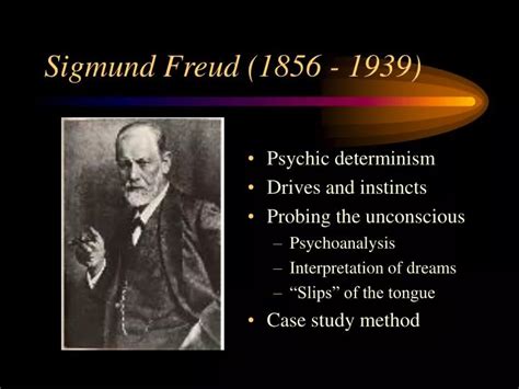Ppt Sigmund Freud 1856 1939 Powerpoint Presentation Free