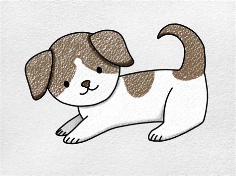 How To Draw A Puppy Step By Step Helloartsy