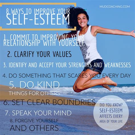 8 Ways To Boost Your Self Esteem Mud Coaching