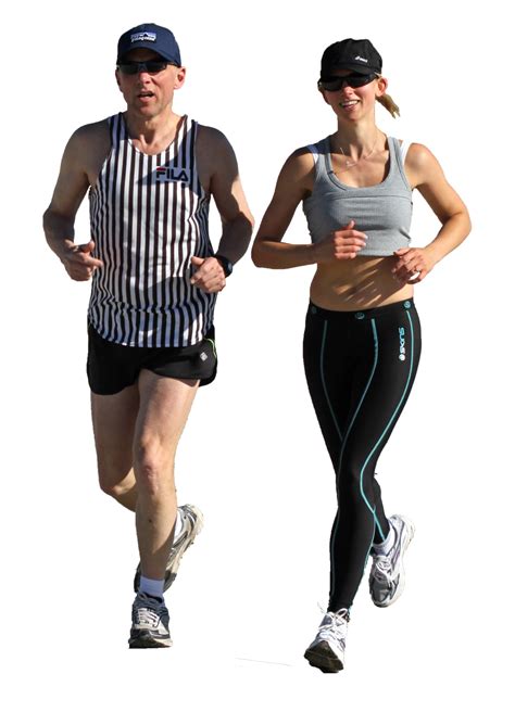 Running Man And Women PNG Image - PurePNG | Free transparent CC0 PNG ...