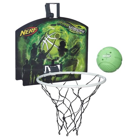 Nerf Fire Vision Ignite Nerfoop Set Mini Basketball Hoop Basketball