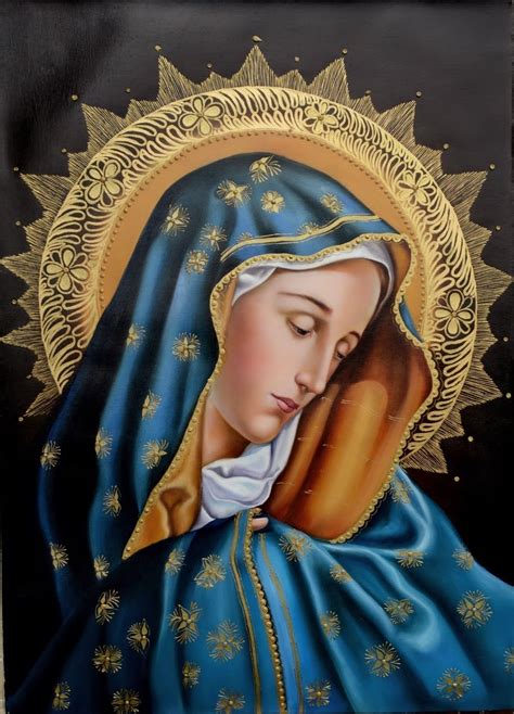 Pinturas Figuras Religiosas Nuestra Señora De Los Dolores Virgen