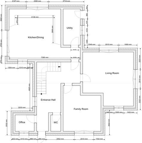 2d Drawing Gallery Floor Plans House Plans