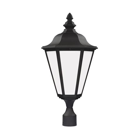 Sea Gull Lighting Brentwood 1-Light Outdoor Black Post ...