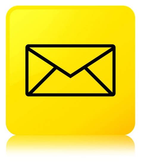 Write Email Yellow Square Button — Stock Photo © Faysalahamed 131535288