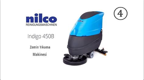 Nilco İndigo 450B Akülü Yer Yıkama Temizlik Makinası Balkaya Makina