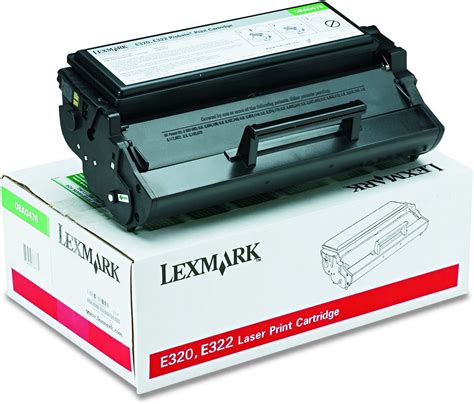 Black Laser Toner Cartridge For Lexmark Optra E E320320322e322e322n