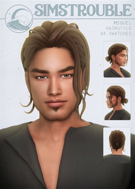 Miguel By Simstrouble Simstrouble On Patreon In 2022 Sims Hair