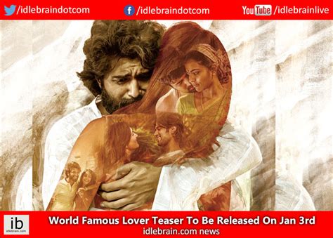 Vijay Devarakonda World Famous Lover Teaser To Be Released On Jan 3rd