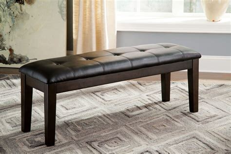 Mix and match dining benches with chairs for an eclectic take, or opt for seating of the same style to keep it uniform. Haddigan Large Upholstered Dining Room Bench in Dark Brown ...