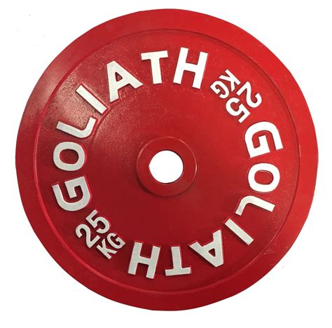 Goliath Calibrated Powerlifting Plate 25kg Pair