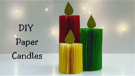 Diy Paper Candles Paper Craft Candle Decor Candle Making Candle