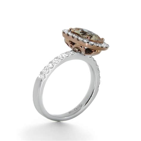 Pink Sapphire Diamond Halo Ring Haywards Of Hong Kong