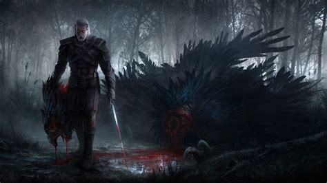 The Witcher The Witcher 3 Wild Hunt Geralt Of Rivia Artwork Fantasy Art Video Games
