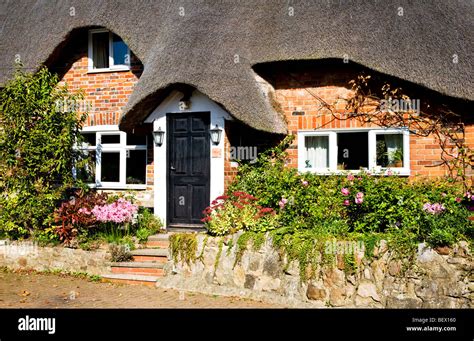 Pretty Thatched Cottage In The Wiltshire Village Of Ogbourne St George