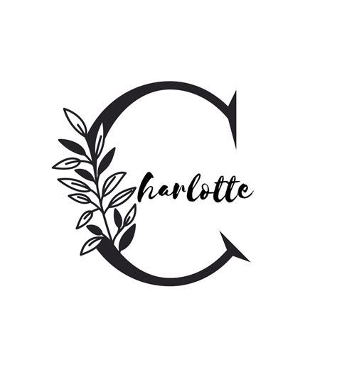 Charlotte Name Print Nursery Print Baby Shower Baby T Etsy