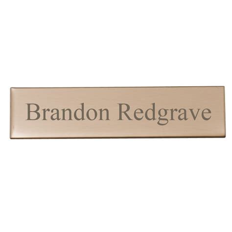 Polished Brass Engraving Plate 12 X 2