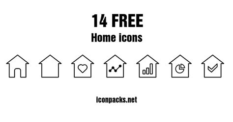 14 Free Home Icons