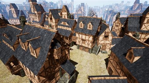 Fantasy City Street Generator By Home Fire Games In Blueprints Ue4