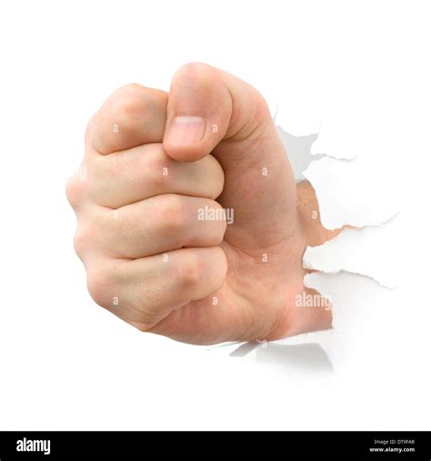 Fist Punching Through Wall Hi Res Stock Photography And Images Alamy