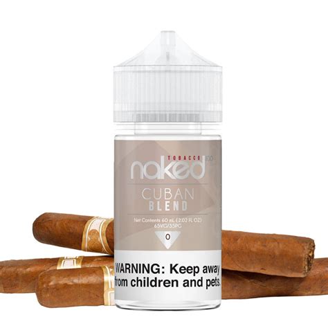 naked 100 tobacco cuban blend e juice 60ml vapesourcing