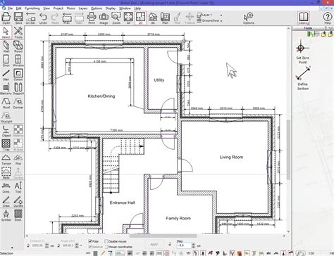 Building Plan Drawing Software Free Download Sliding Door Details Dwg