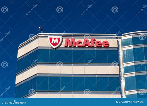 Mcafee Corporate Headquarters Editorial Stock Image Image Of Monitor
