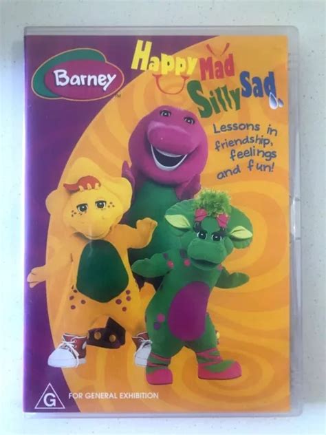 Barney Happy Mad Silly Sad Dvd 1007 Picclick