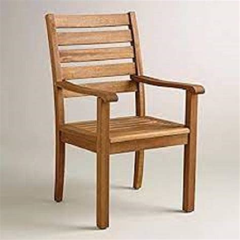 Classic Design Indian Style Wooden Chair With Armrest Handle For Home