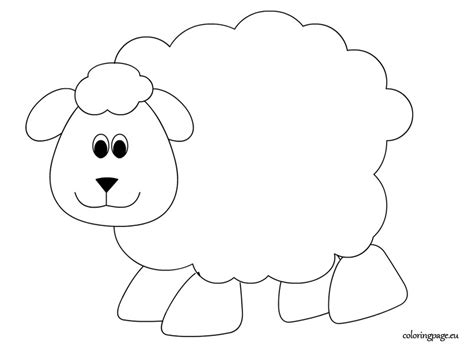 Free templates for gift certificates. Sheep Sheet Coloring Pages