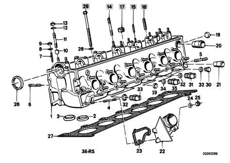 The engine was manufactured from 1990 to 1992. Original Parts for E34 524td M21 Sedan / Engine/ Cylinder Head - eStore-Central.com