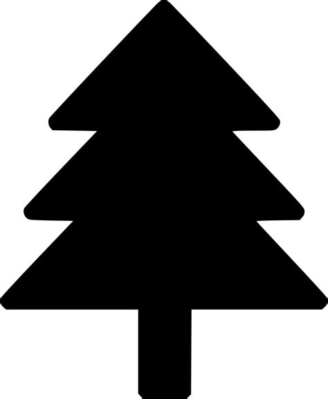 Free vector icons in svg, psd, png, eps and icon font. Large Christmas Pine Tree Svg Png Icon Free Download (#498909) - OnlineWebFonts.COM