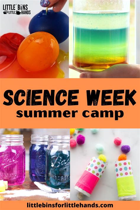 Summer Science Camp Week In 2021 Science Experiments For Preschoolers
