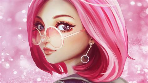25 Characters With Pink Hair Wallpapers Wallpaperboat