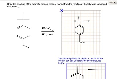 Solved Mapt Draw The Structure Of The Aromatic Organic Product Formed