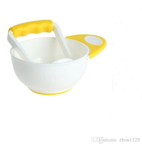 Two Piece Baby Food Grinding Bowls Learn Dishes Handmade Grinding Fruit